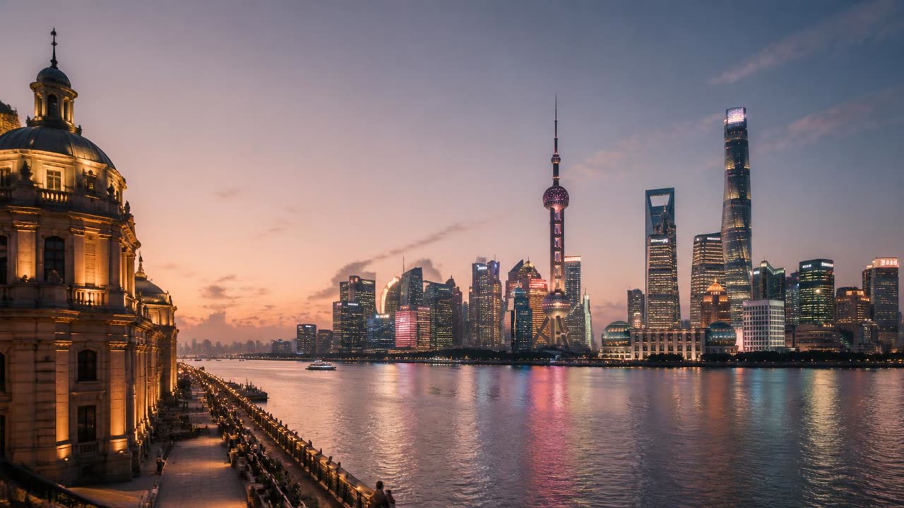 上海外灘旅行意象